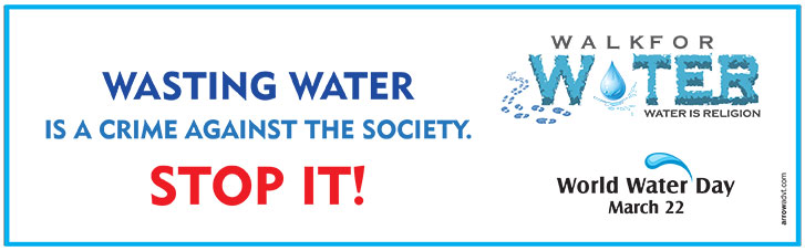 Wasting Water is a Crime
